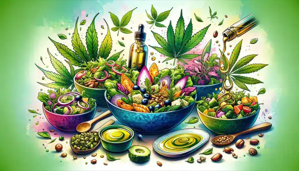 Salades au CBD Assaisonnements Innovants